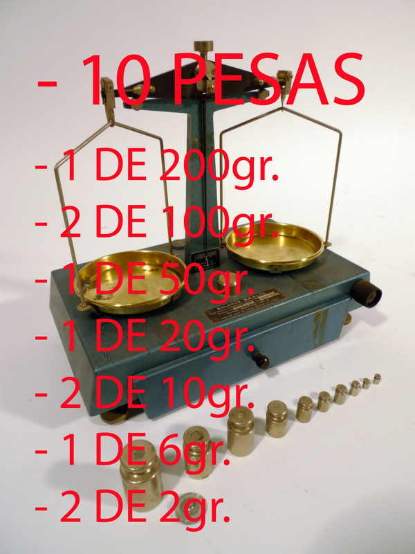 balanza precision cajon metal madera 29x32x18 1u